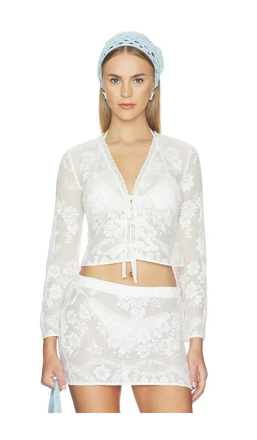 LoveShackFancy Stacellea Top | Image 1 LoveShackFancy Stacellea Top | Image 1