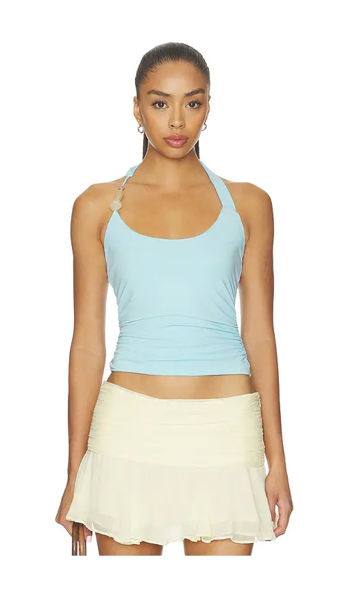 SNDYS Lexie Twist Halter Tank | Image 1 SNDYS Lexie Twist Halter Tank | Image 1