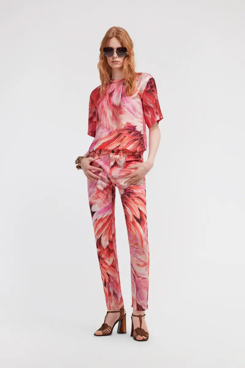 Roberto Cavalli Plumage print t-shirt | Thumbnail 5 Roberto Cavalli Plumage print t-shirt | Thumbnail 5