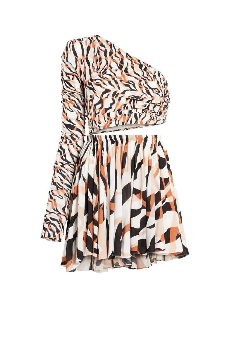 Roberto Cavalli Tiger print cut out dress | Image 1 Roberto Cavalli Tiger print cut out dress | Image 1