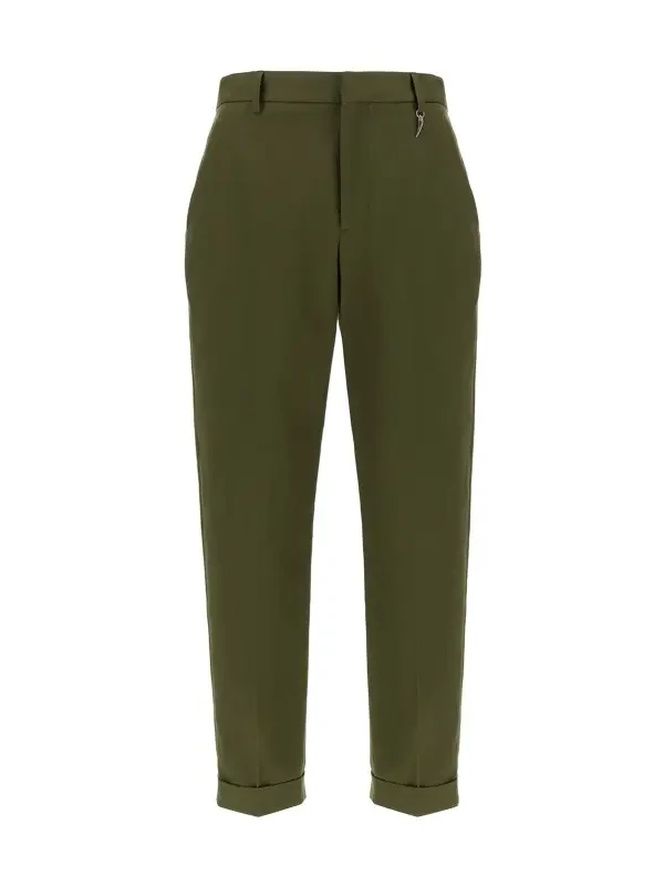 Tailored slim pants with fang Tailored slim pants with fang