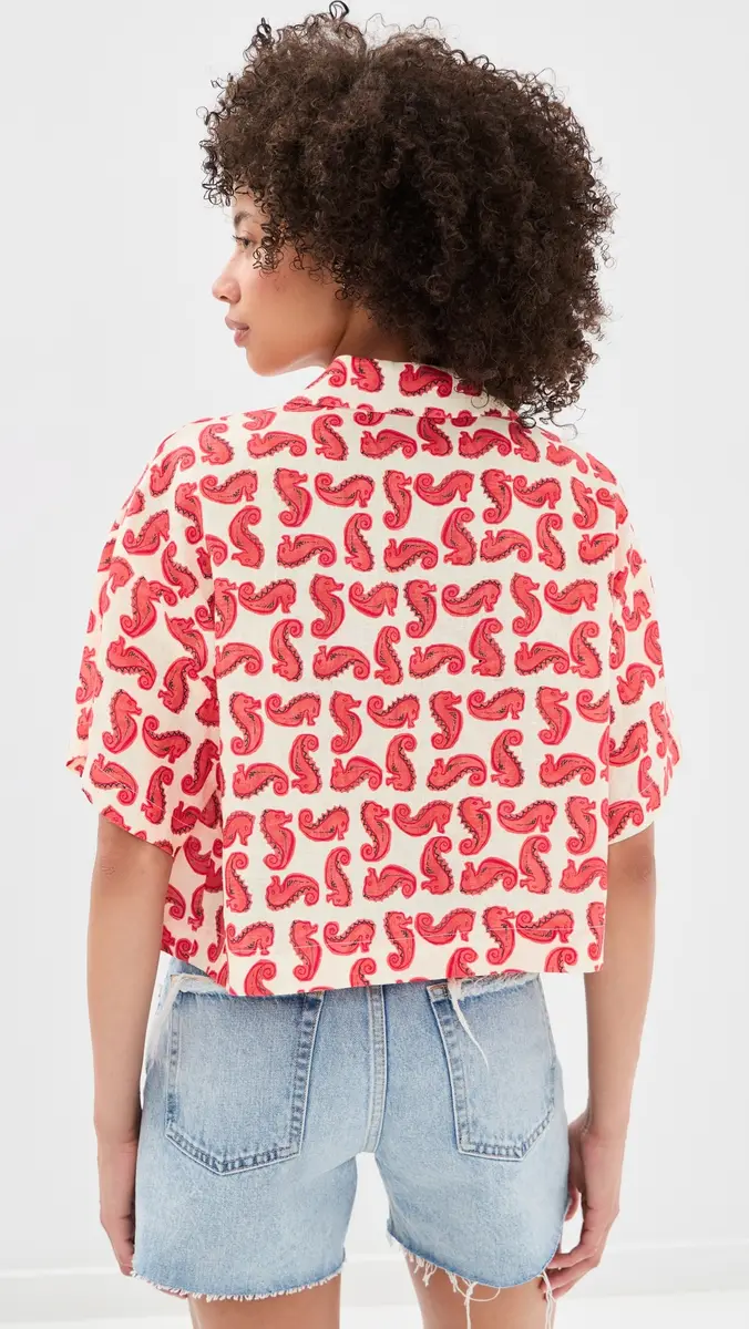 Staud Daya Linen Top | Thumbnail 3 Staud Daya Linen Top | Thumbnail 3
