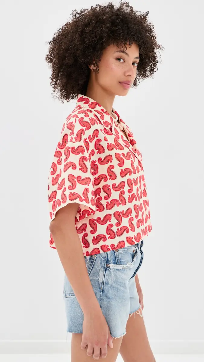 Staud Daya Linen Top | Thumbnail 4 Staud Daya Linen Top | Thumbnail 4