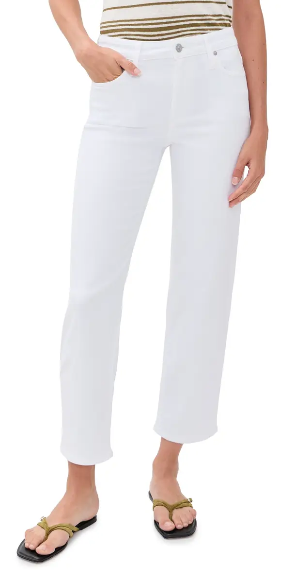 PAIGE Mason Ankle Jeans Crisp White | Image 1 PAIGE Mason Ankle Jeans Crisp White | Image 1