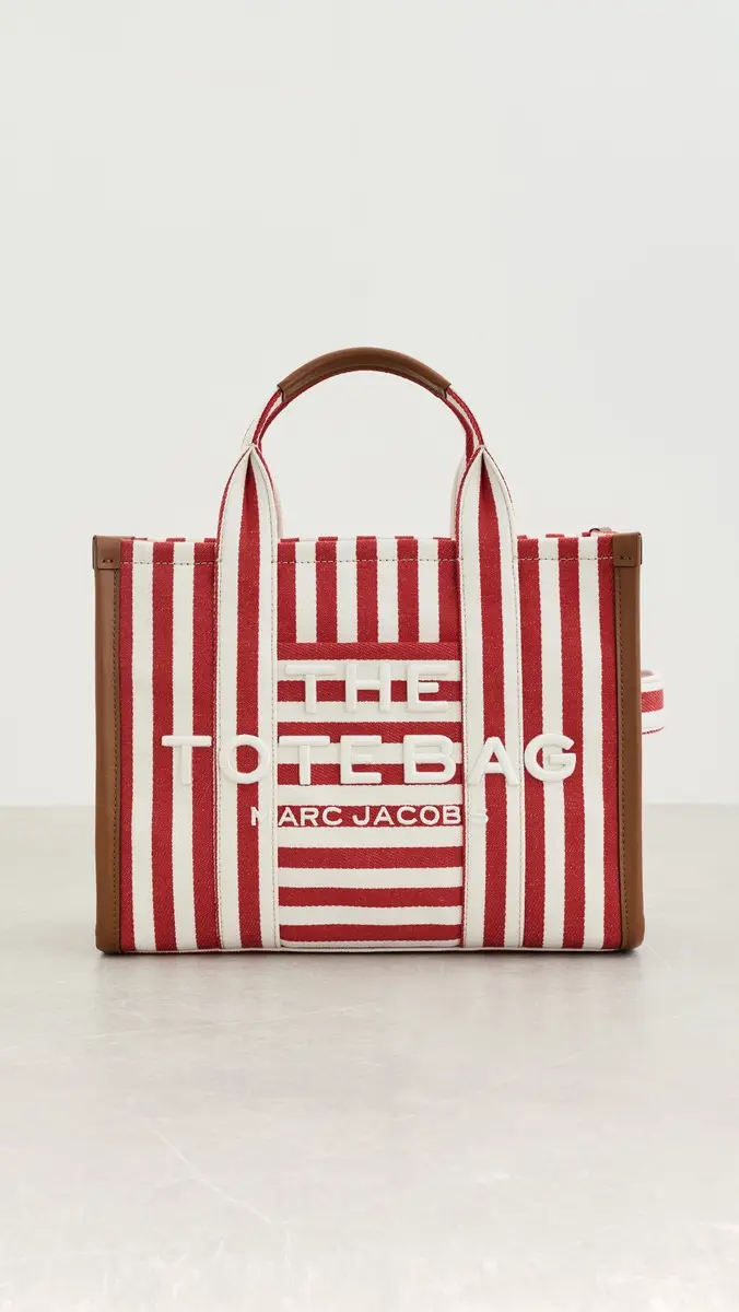 Marc Jacobs The Medium Striped Canvas Tote Bag | Thumbnail 2 Marc Jacobs The Medium Striped Canvas Tote Bag | Thumbnail 2