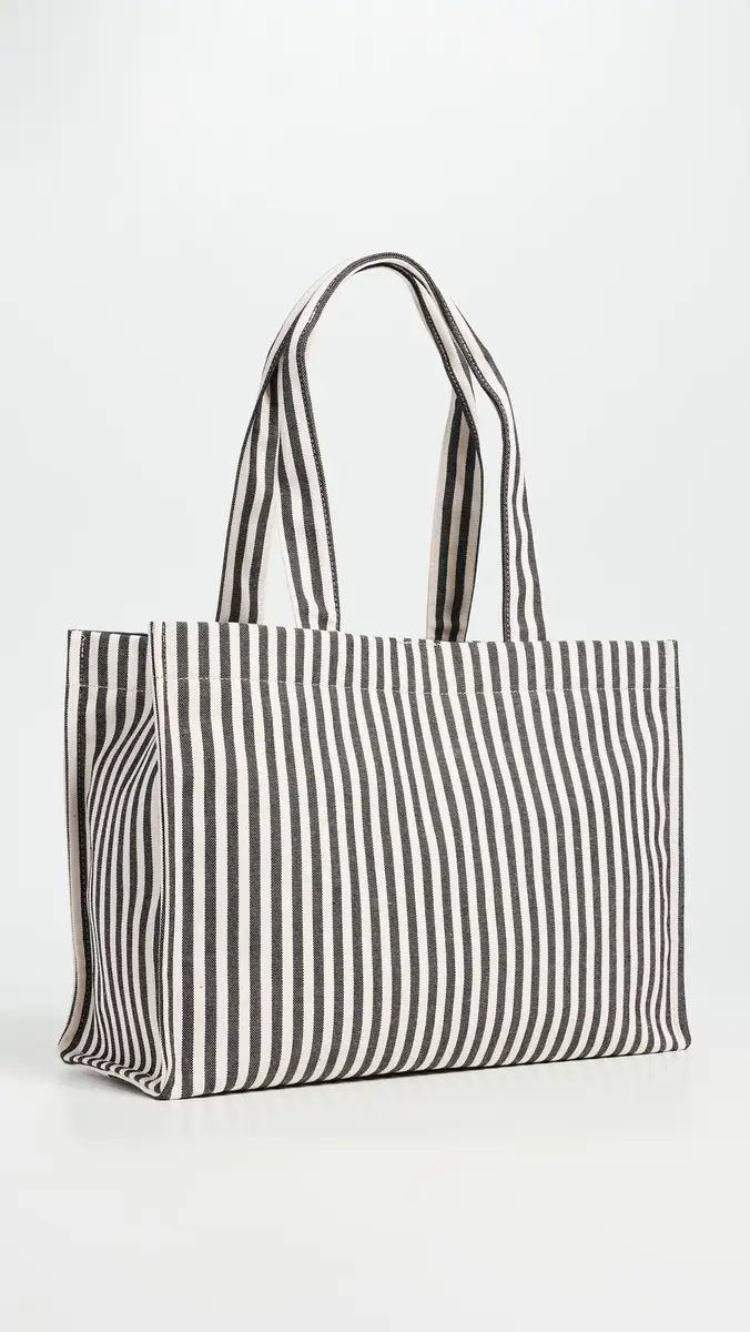 Anine Bing Lara Stripe Tote Bag | Thumbnail 4 Anine Bing Lara Stripe Tote Bag | Thumbnail 4