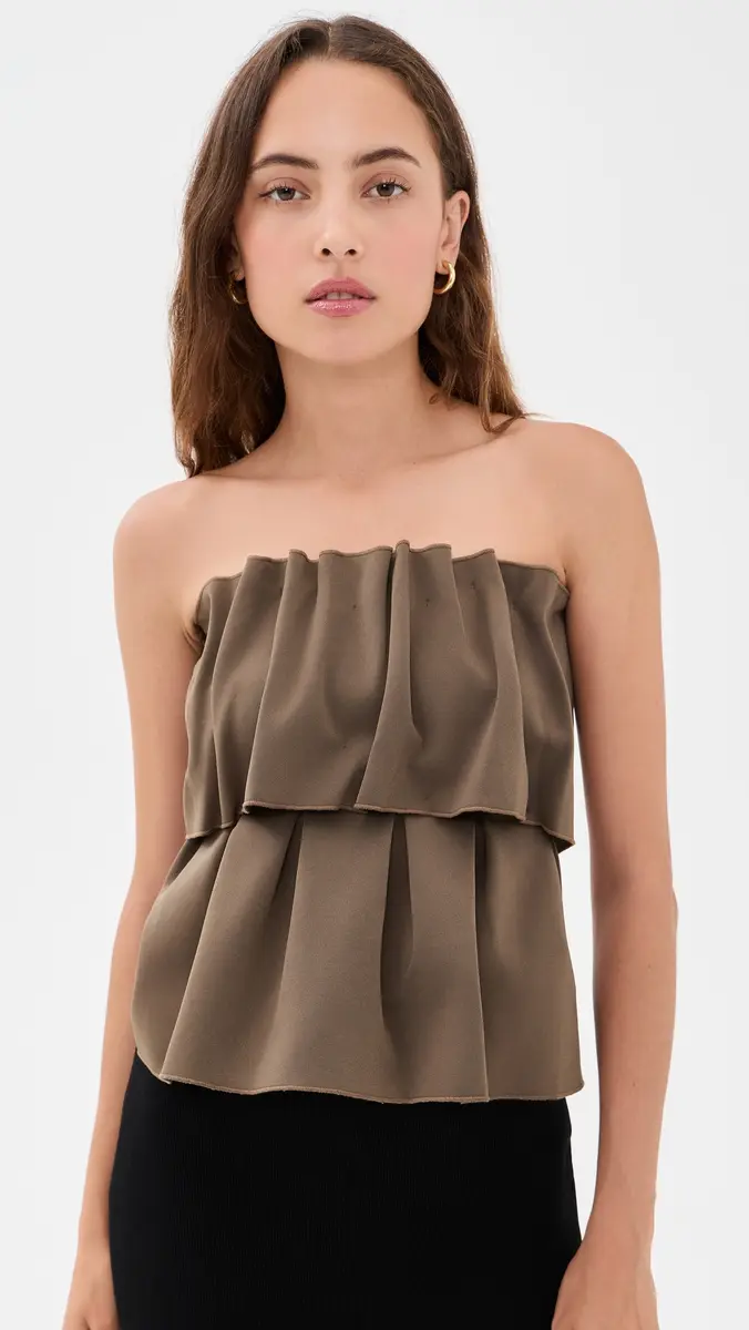 House of Dagmar Sculpted Tube Top | Thumbnail 2 House of Dagmar Sculpted Tube Top | Thumbnail 2