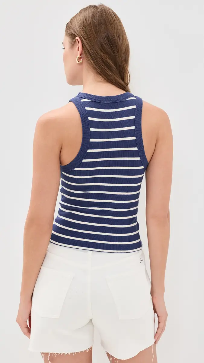 Marine Layer Lexi Rib Sun-In High Neck Crop Tank | Thumbnail 3 Marine Layer Lexi Rib Sun-In High Neck Crop Tank | Thumbnail 3