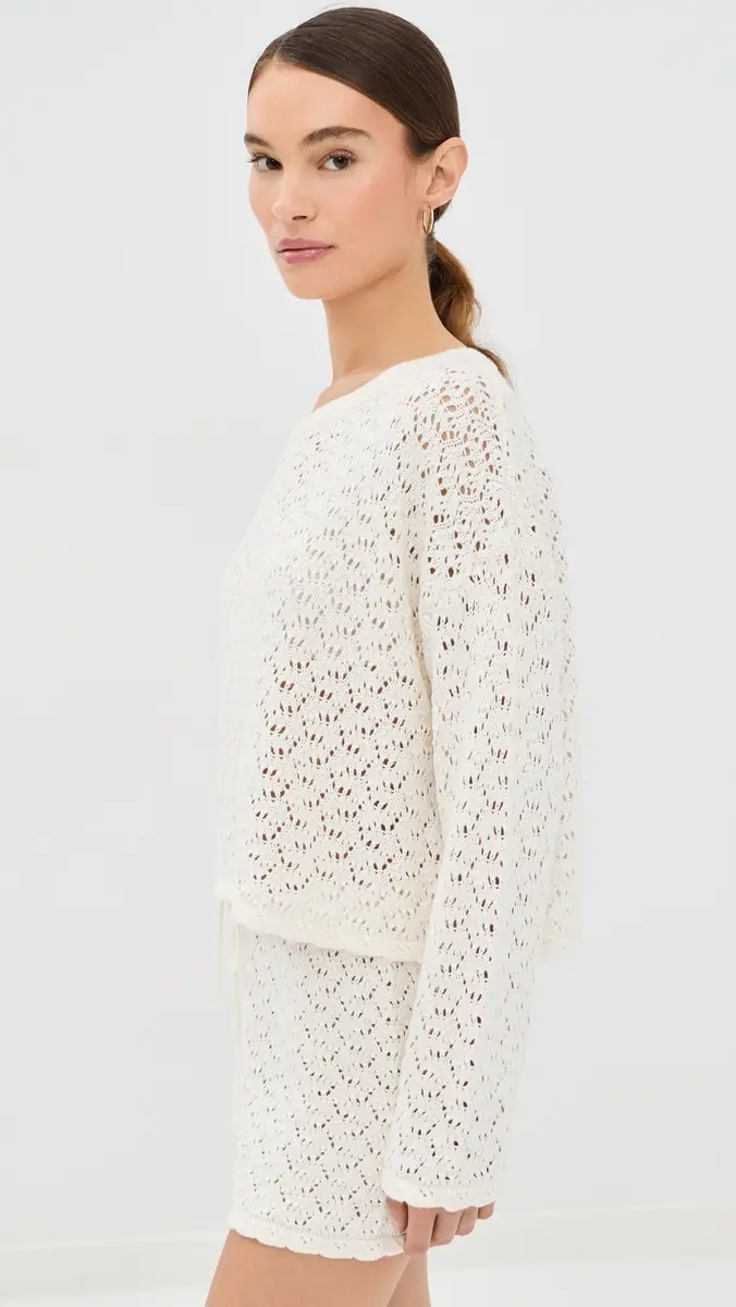 Sablyn Rosie Cropped Pullover | Thumbnail 4 Sablyn Rosie Cropped Pullover | Thumbnail 4