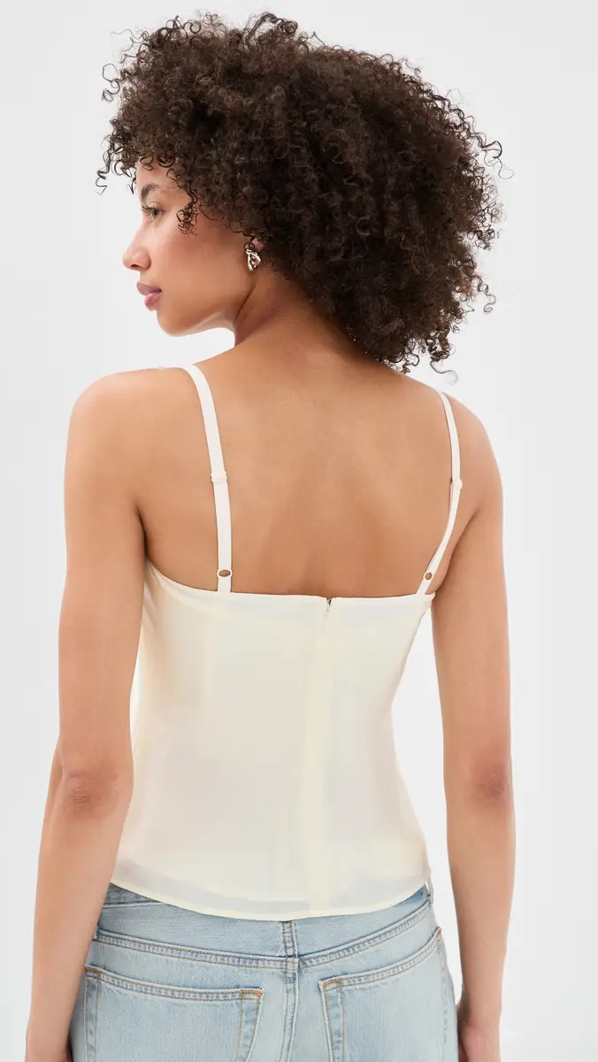 Staud Evangeline Silk Top | Thumbnail 3 Staud Evangeline Silk Top | Thumbnail 3