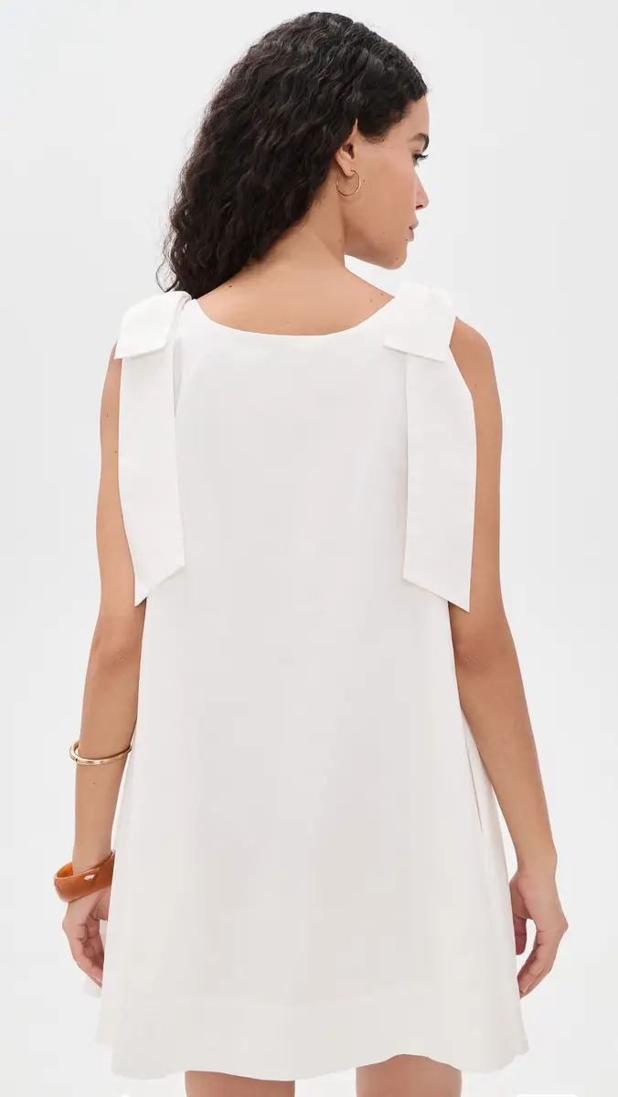 English Factory Bow Sleeveless Mini Dress | Thumbnail 3 English Factory Bow Sleeveless Mini Dress | Thumbnail 3