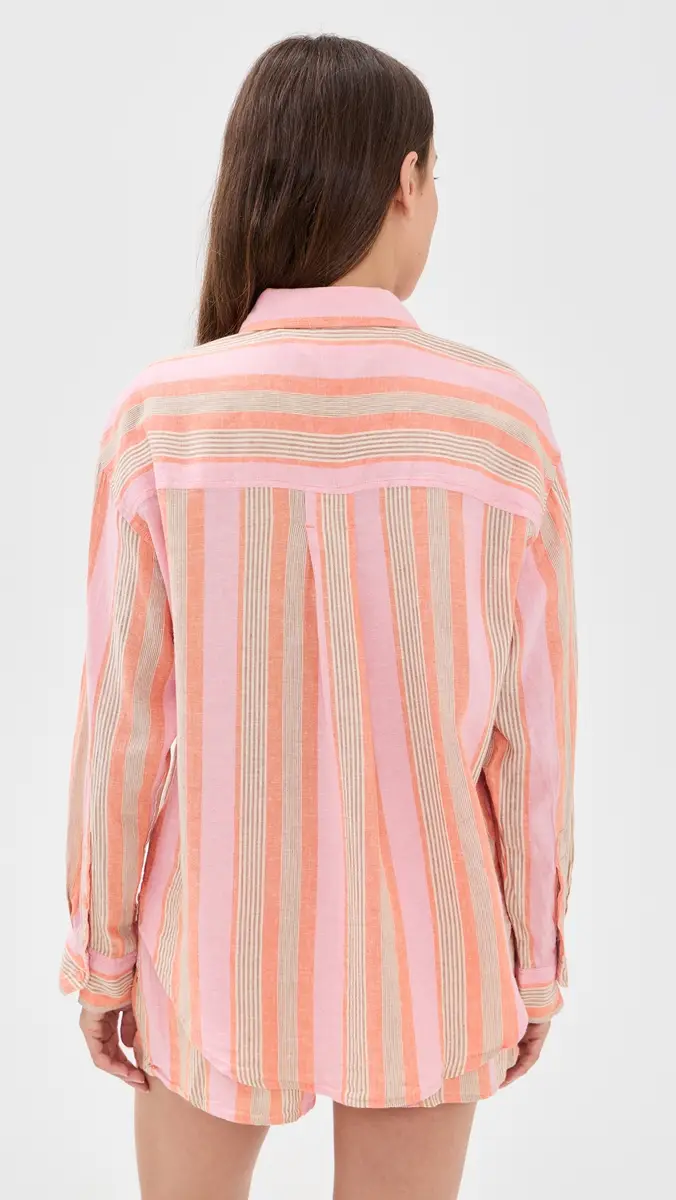 Z Supply Perfect Striped Button Up | Thumbnail 3 Z Supply Perfect Striped Button Up | Thumbnail 3