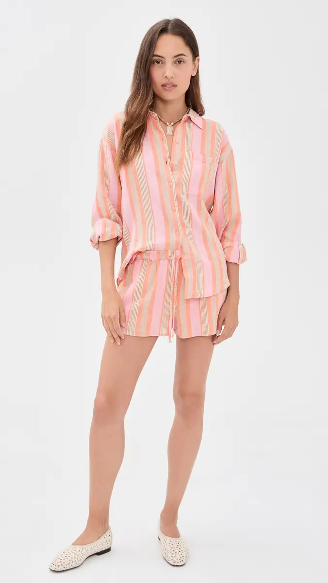 Z Supply Perfect Striped Button Up | Thumbnail 5 Z Supply Perfect Striped Button Up | Thumbnail 5