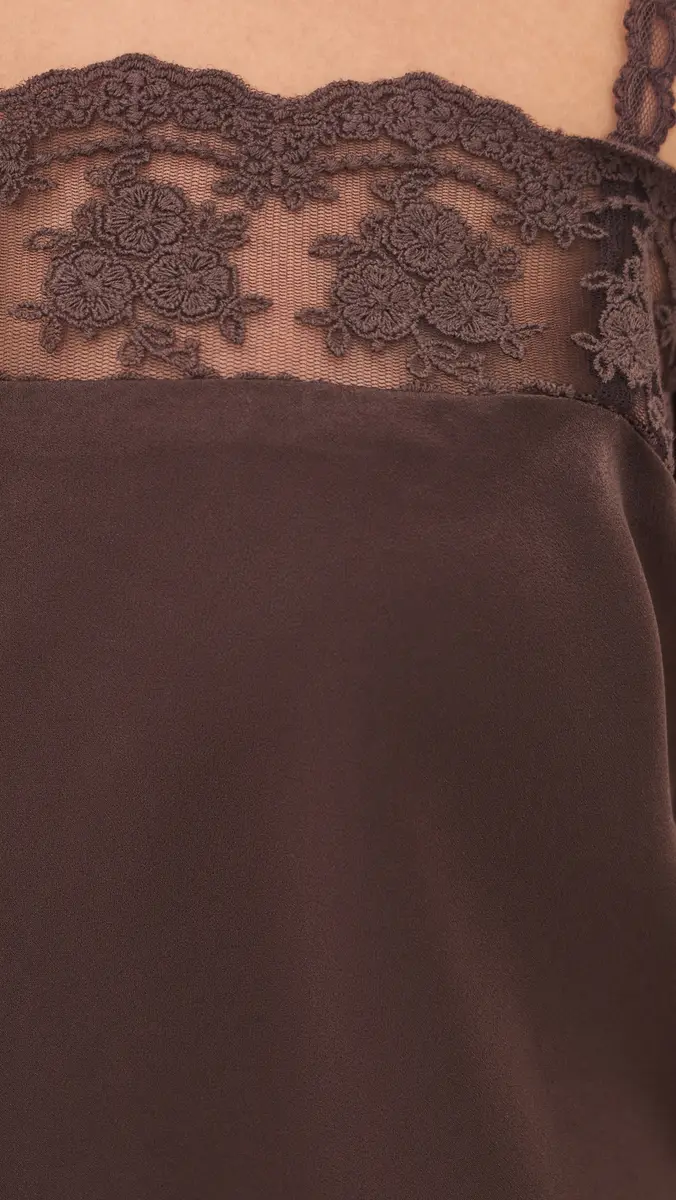 Bardot Bonita Satin Lace Trim Top | Thumbnail 6