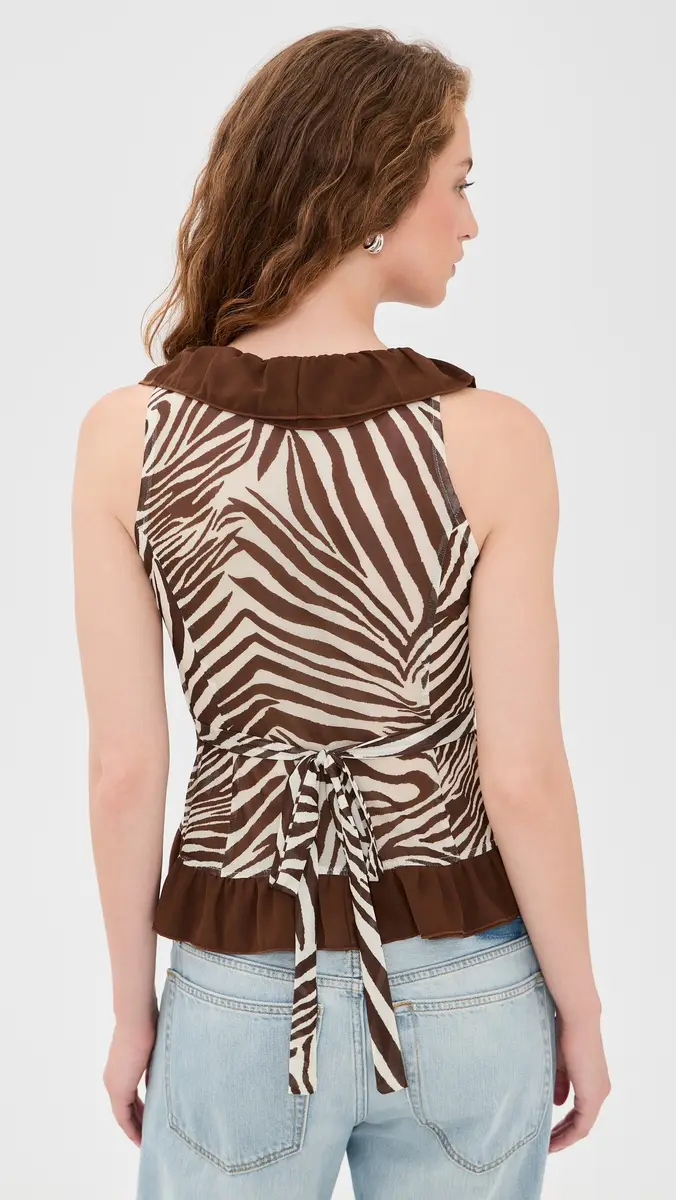 Bailey Rose Zebra Blouse | Thumbnail 3 Bailey Rose Zebra Blouse | Thumbnail 3