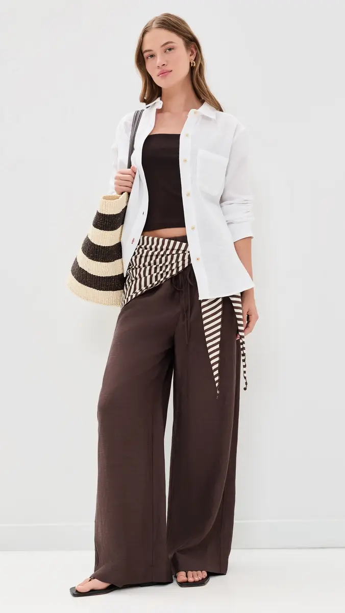 Marine Layer Jane Relaxed Double Cloth Shirt | Thumbnail 5