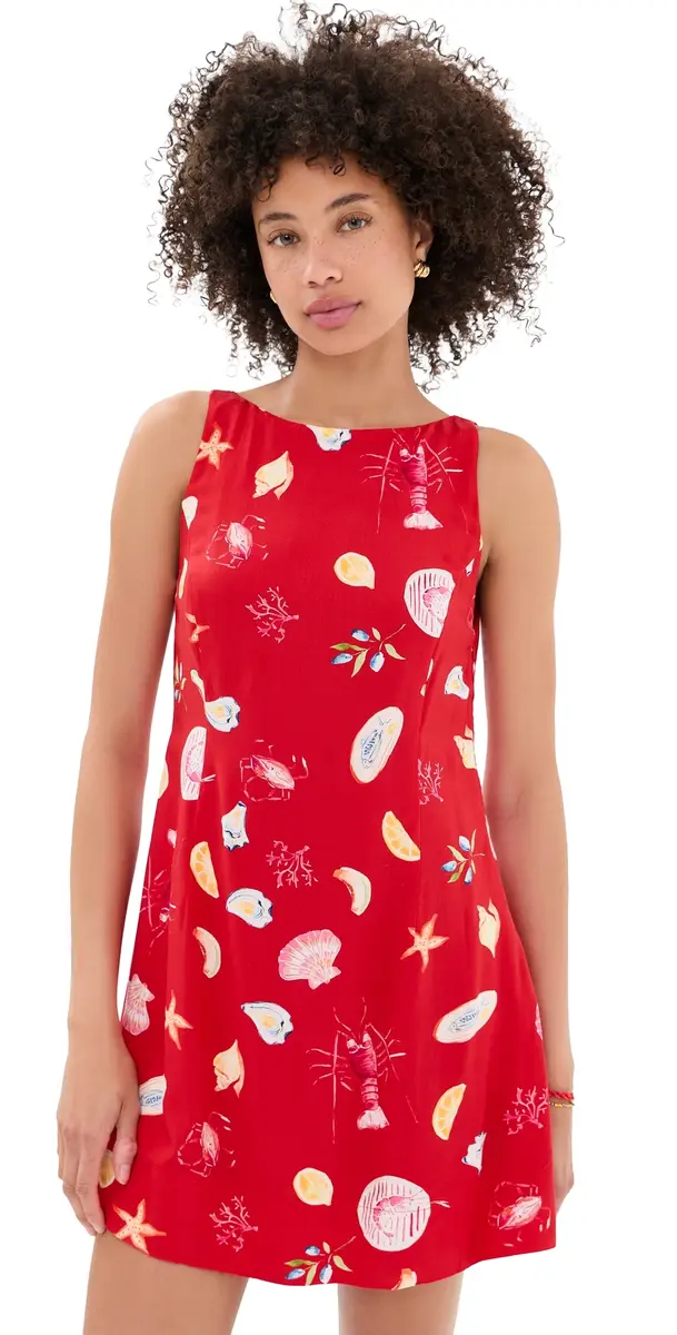 MINKPINK Sirena Mini Shift Dress Red | Image 1 MINKPINK Sirena Mini Shift Dress Red | Image 1