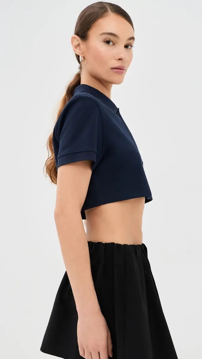 Wardrobe.NYC WARDROBE. NYC Crop Polo Top | Thumbnail 4 Wardrobe.NYC WARDROBE. NYC Crop Polo Top | Thumbnail 4