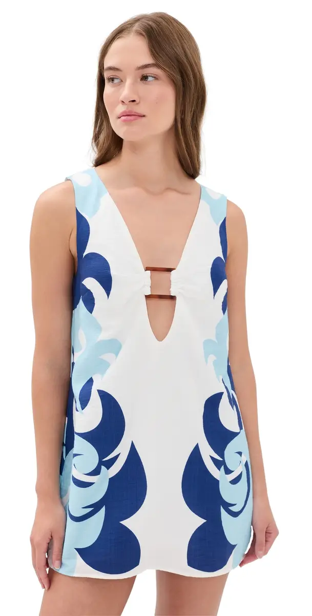 Seven Wonders Narla Mini Dress olly Blue/White | Image 1 Seven Wonders Narla Mini Dress olly Blue/White | Image 1