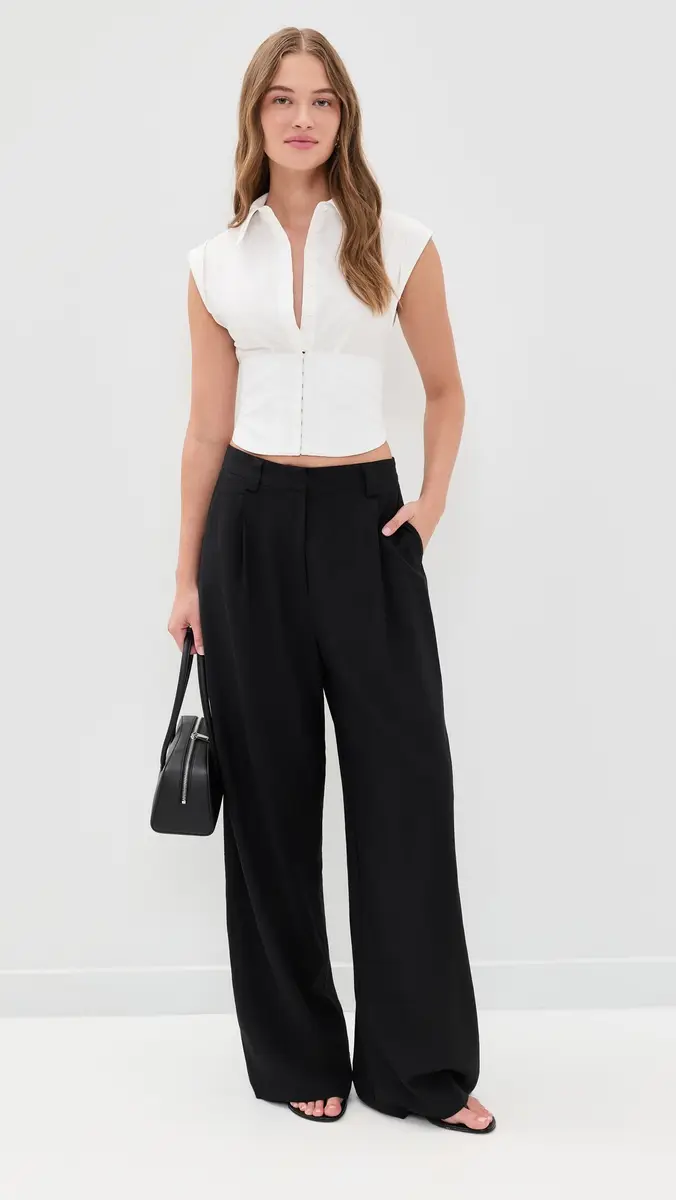 Alice + Olivia Kim Paneled Corset Fitted Top | Thumbnail 5 Alice + Olivia Kim Paneled Corset Fitted Top | Thumbnail 5