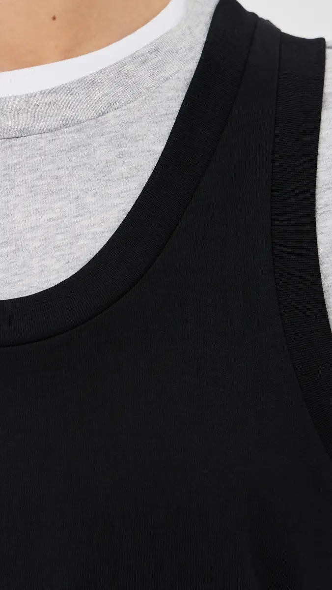 Wardrobe.NYC WARDROBE. NYC Layered Mini Tee | Thumbnail 6