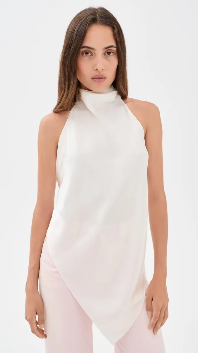 Helmut Lang Tie Scarf Top | Thumbnail 2 Helmut Lang Tie Scarf Top | Thumbnail 2