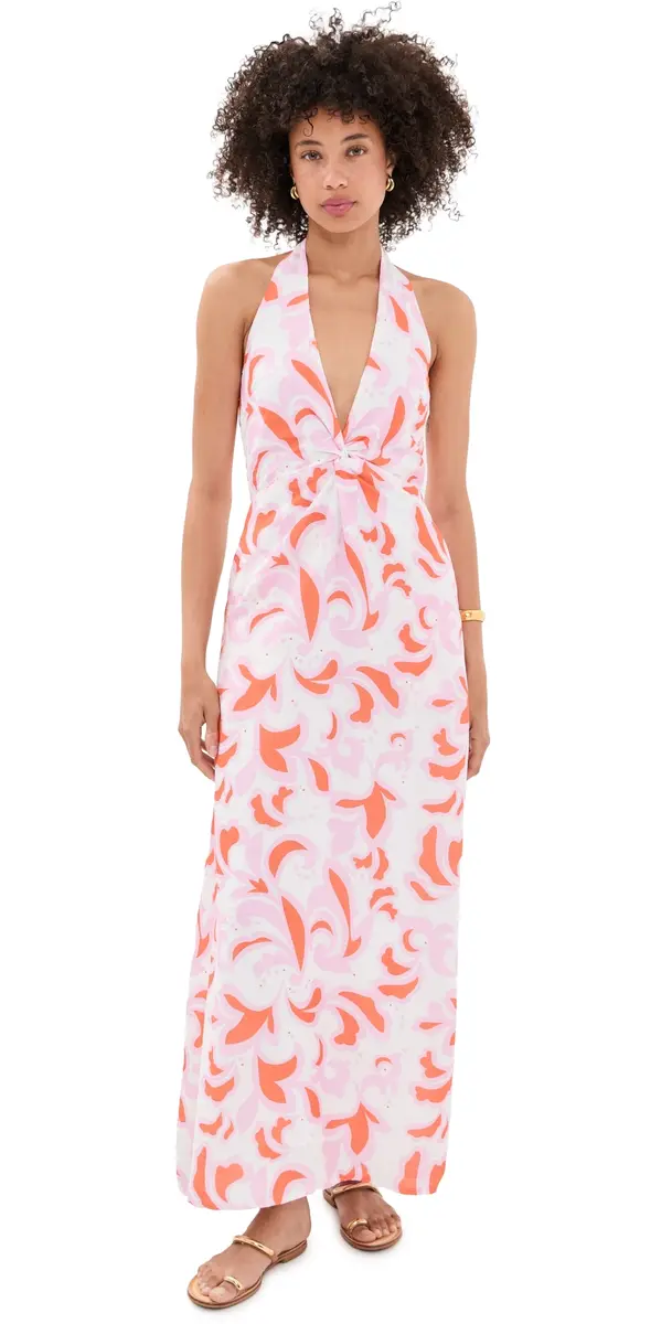 Seven Wonders Saga Maxi Dress olly Pink/Orange | Image 1 Seven Wonders Saga Maxi Dress olly Pink/Orange | Image 1