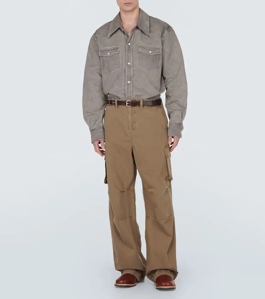 Our Legacy Mount herringbone cotton cargo pants | Thumbnail 3 Our Legacy Mount herringbone cotton cargo pants | Thumbnail 3
