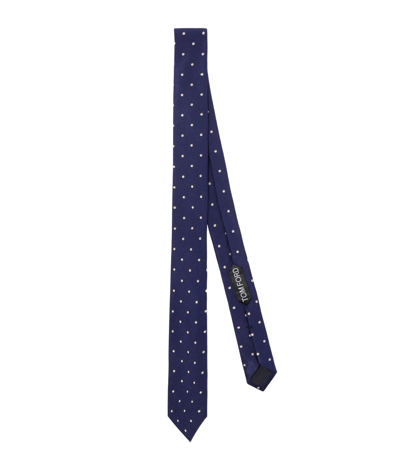 Polka-dot silk twill tie Polka-dot silk twill tie
