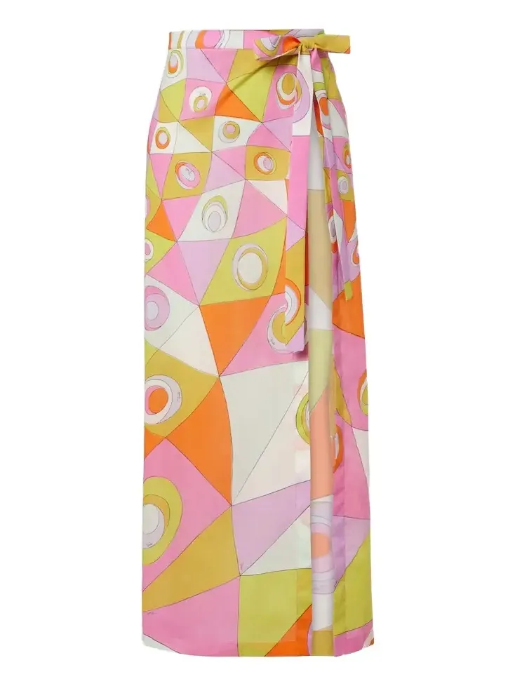 Orchidee cotton beach cover-up
