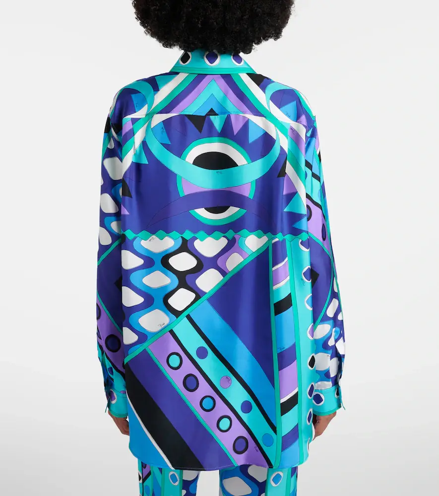 PUCCI Vivara silk twill shirt | Thumbnail 3 PUCCI Vivara silk twill shirt | Thumbnail 3