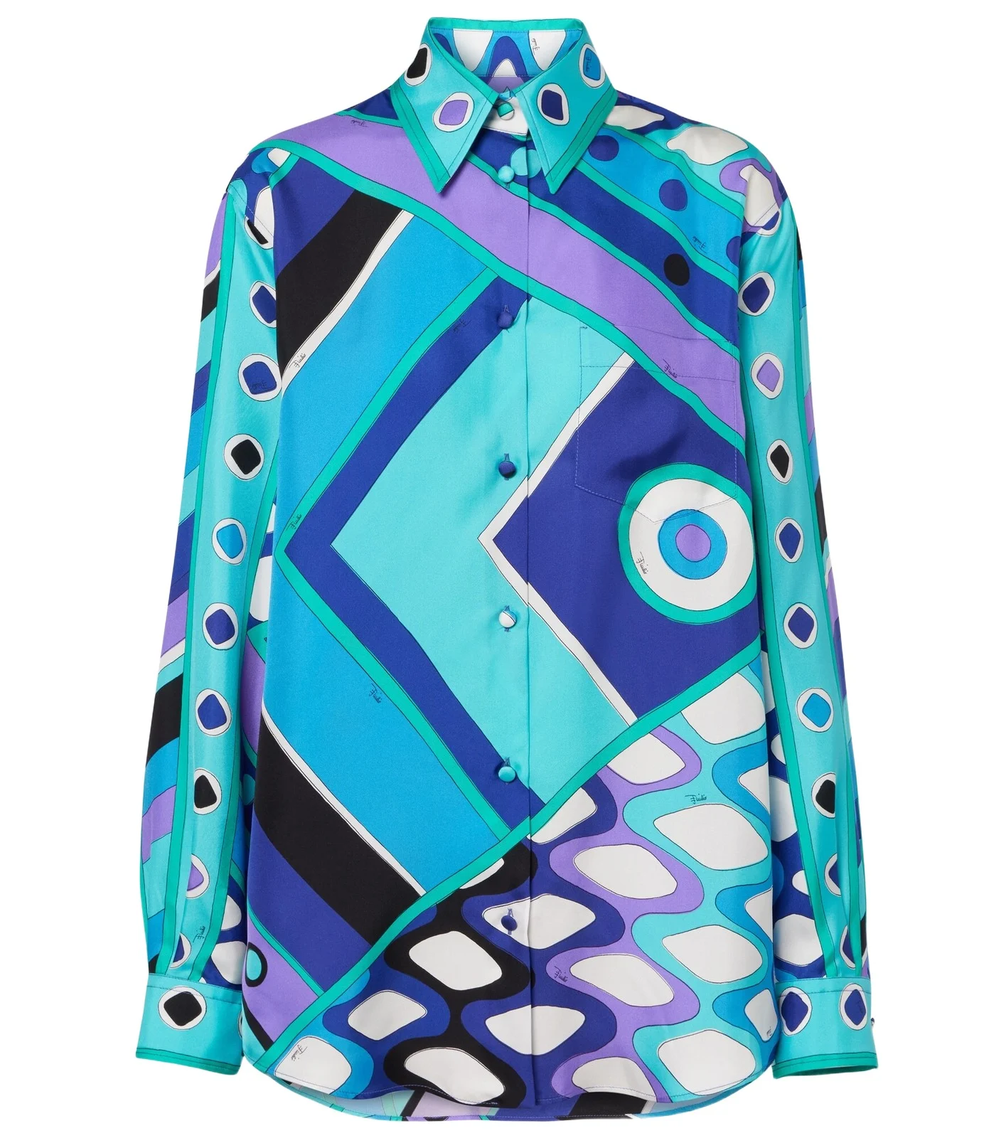 PUCCI Vivara silk twill shirt