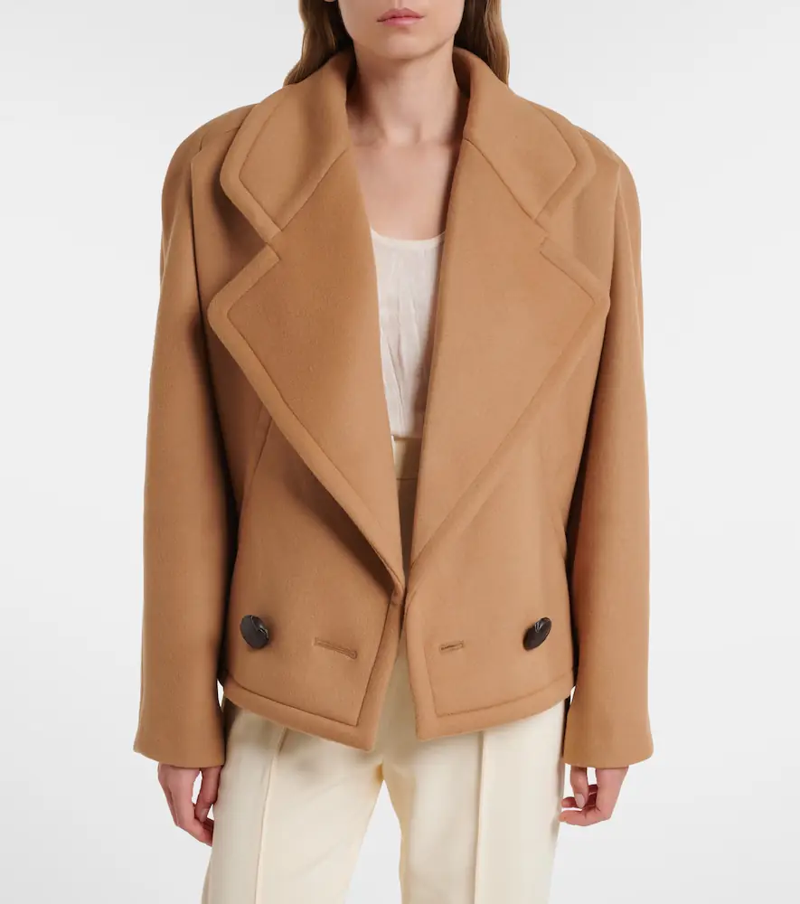Stella McCartney Cropped wool peacoat | Thumbnail 3 Stella McCartney Cropped wool peacoat | Thumbnail 3