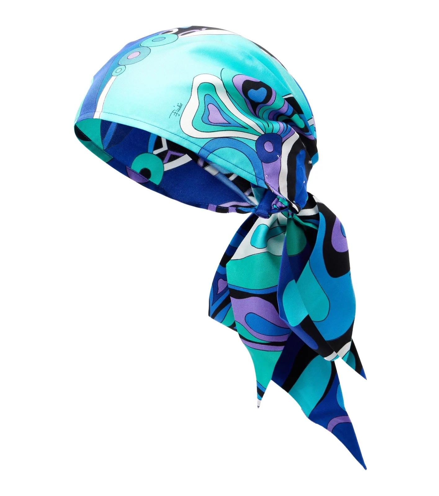 Iride silk twill head wrap Iride silk twill head wrap