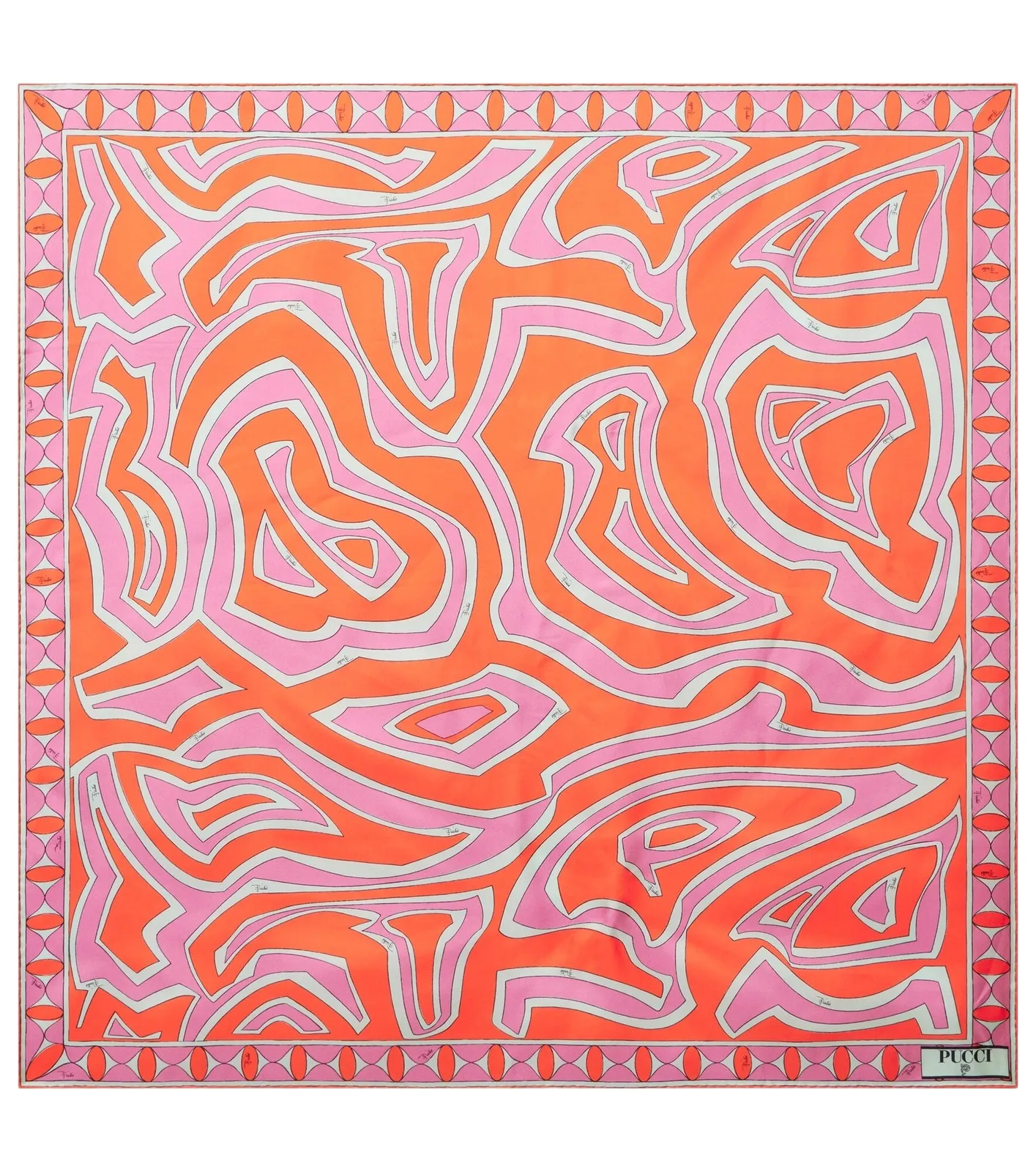 Labirinto silk twill scarf Labirinto silk twill scarf