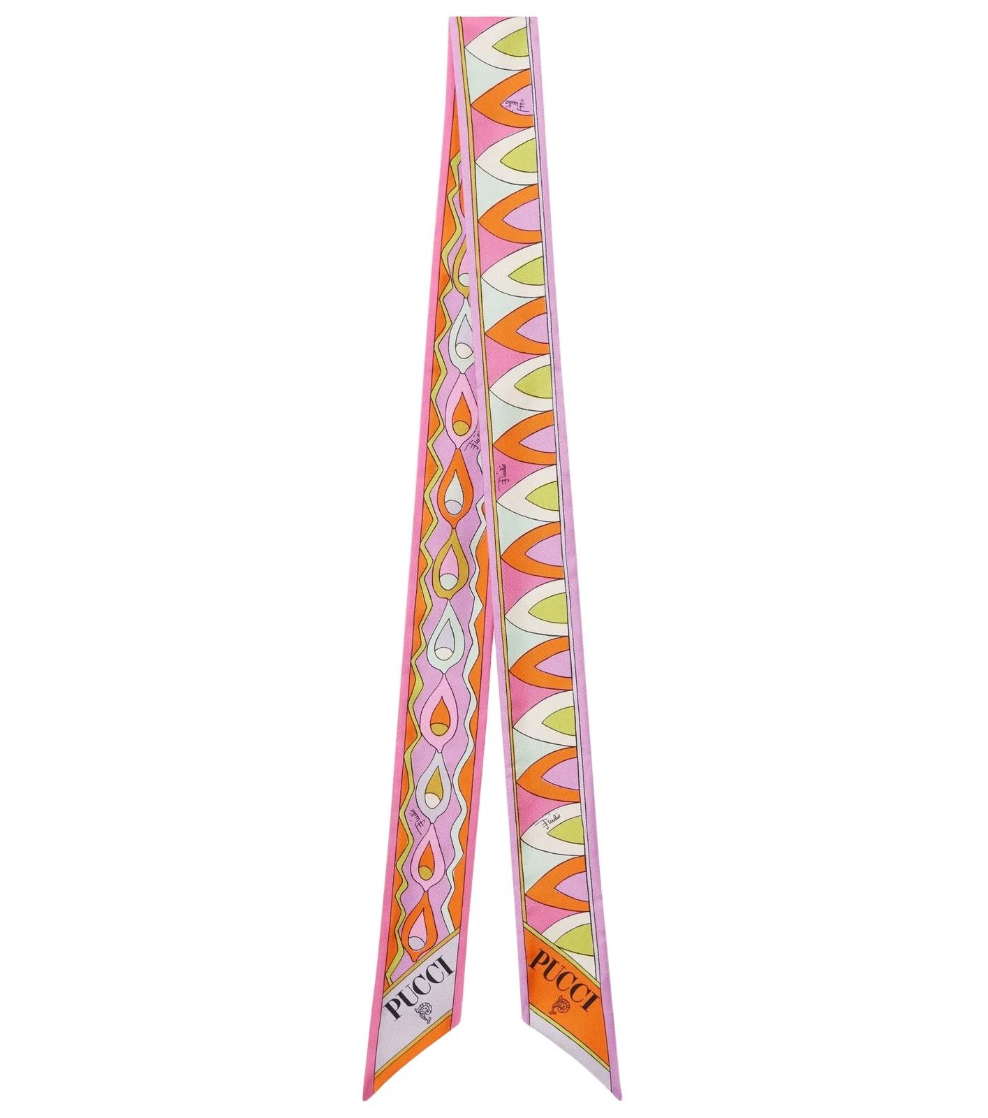 Printed silk twill scarf Printed silk twill scarf