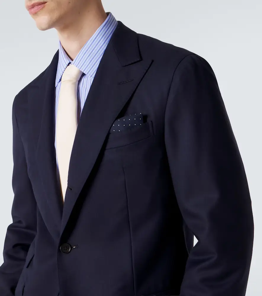 dunhill Polka-dot silk pocket square | Thumbnail 2 dunhill Polka-dot silk pocket square | Thumbnail 2