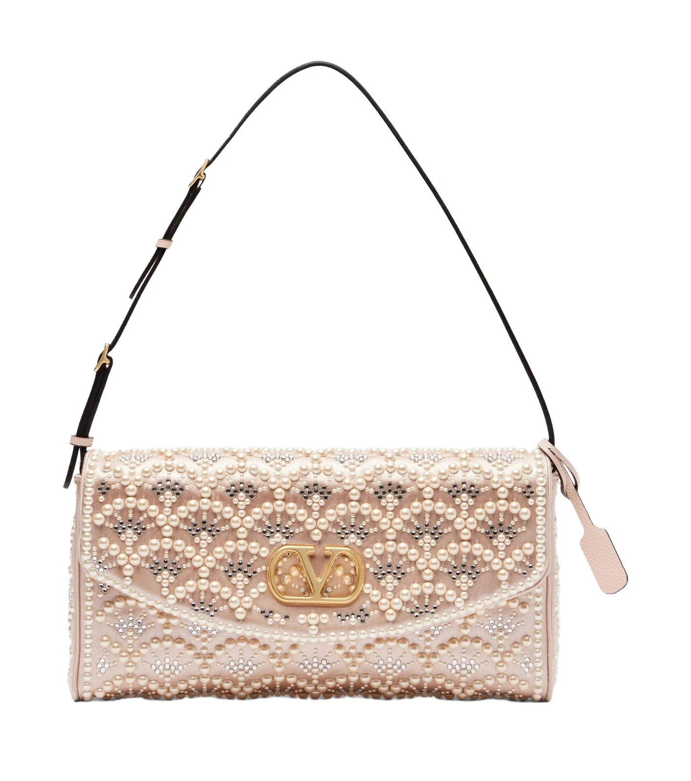 DeVain Small embellished satin shoulder bag DeVain Small embellished satin shoulder bag