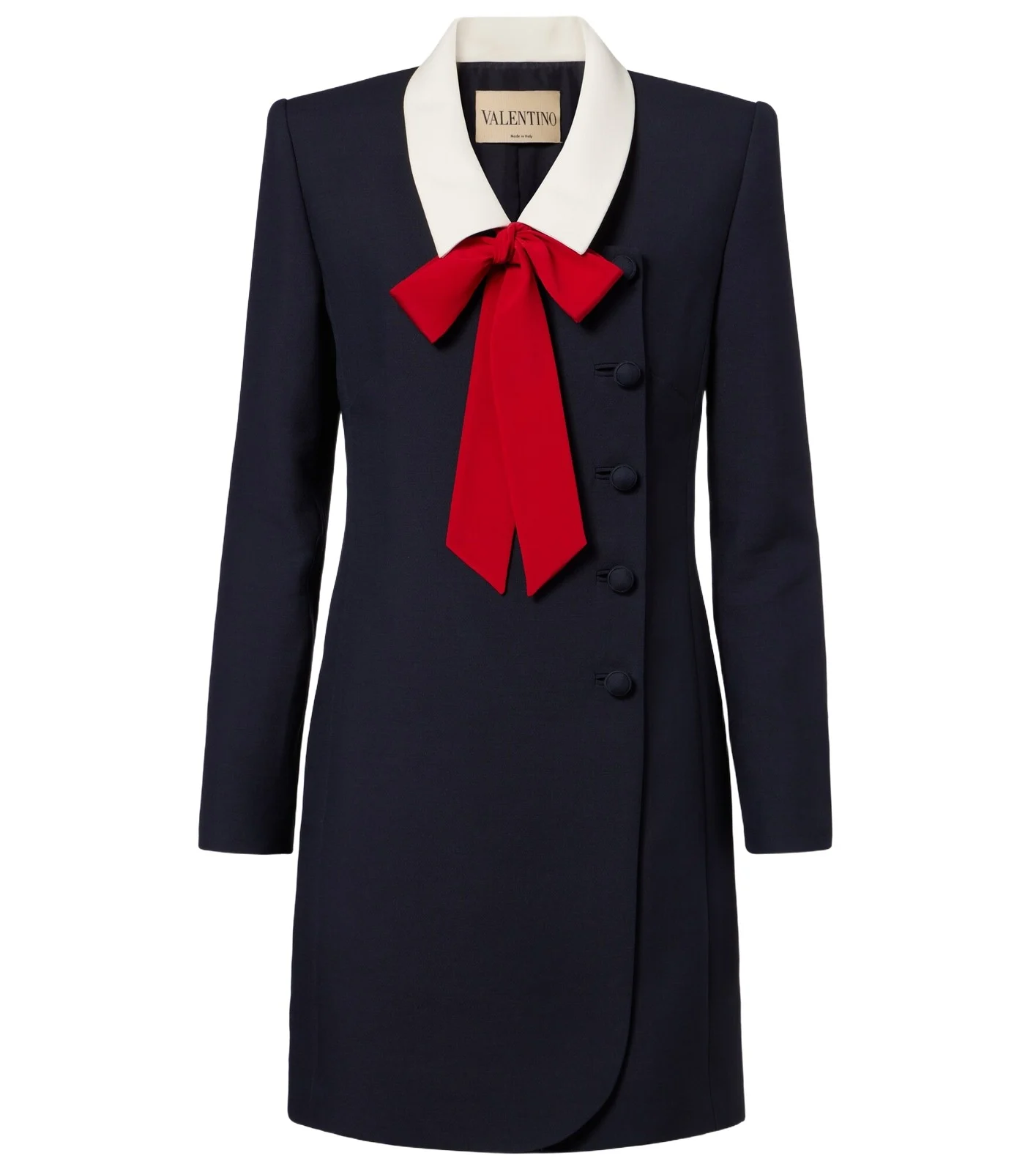 Valentino Garavani Crepe Couture tie-neck minidress