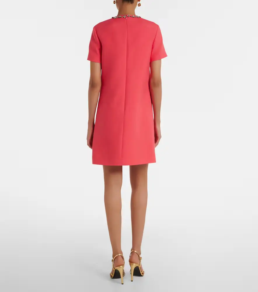 Valentino Garavani Crepe Couture embellished minidress | Thumbnail 2 Valentino Garavani Crepe Couture embellished minidress | Thumbnail 2