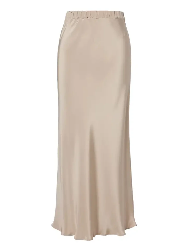 Silk satin slip skirt Silk satin slip skirt