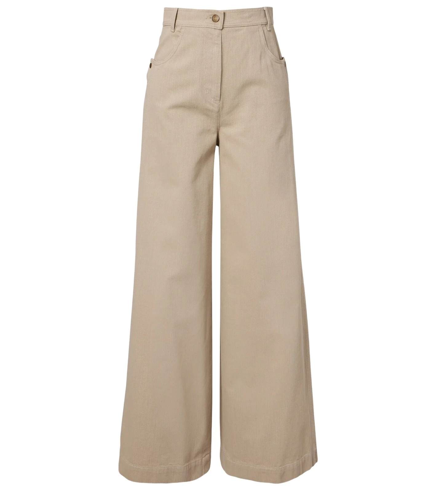 High-rise wide-leg jeans