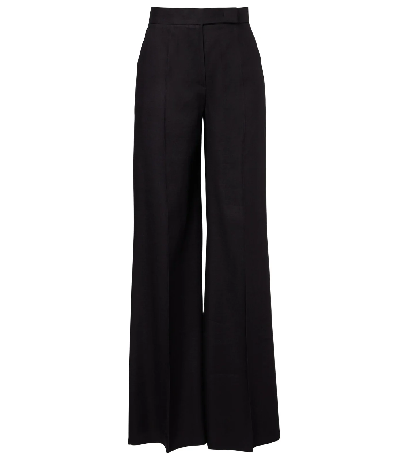 Linen and silk twill wide-leg pants Linen and silk twill wide-leg pants