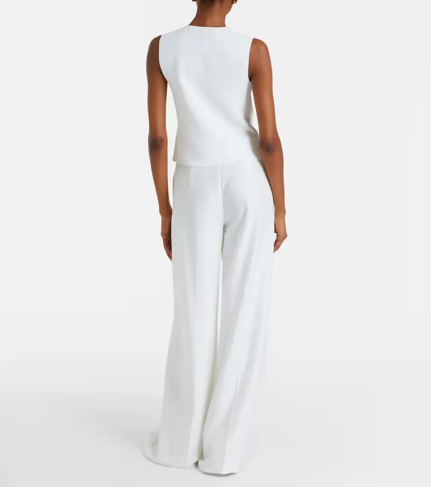 Max Mara Cotton piqué wide-leg pants | Thumbnail 5 Max Mara Cotton piqué wide-leg pants | Thumbnail 5