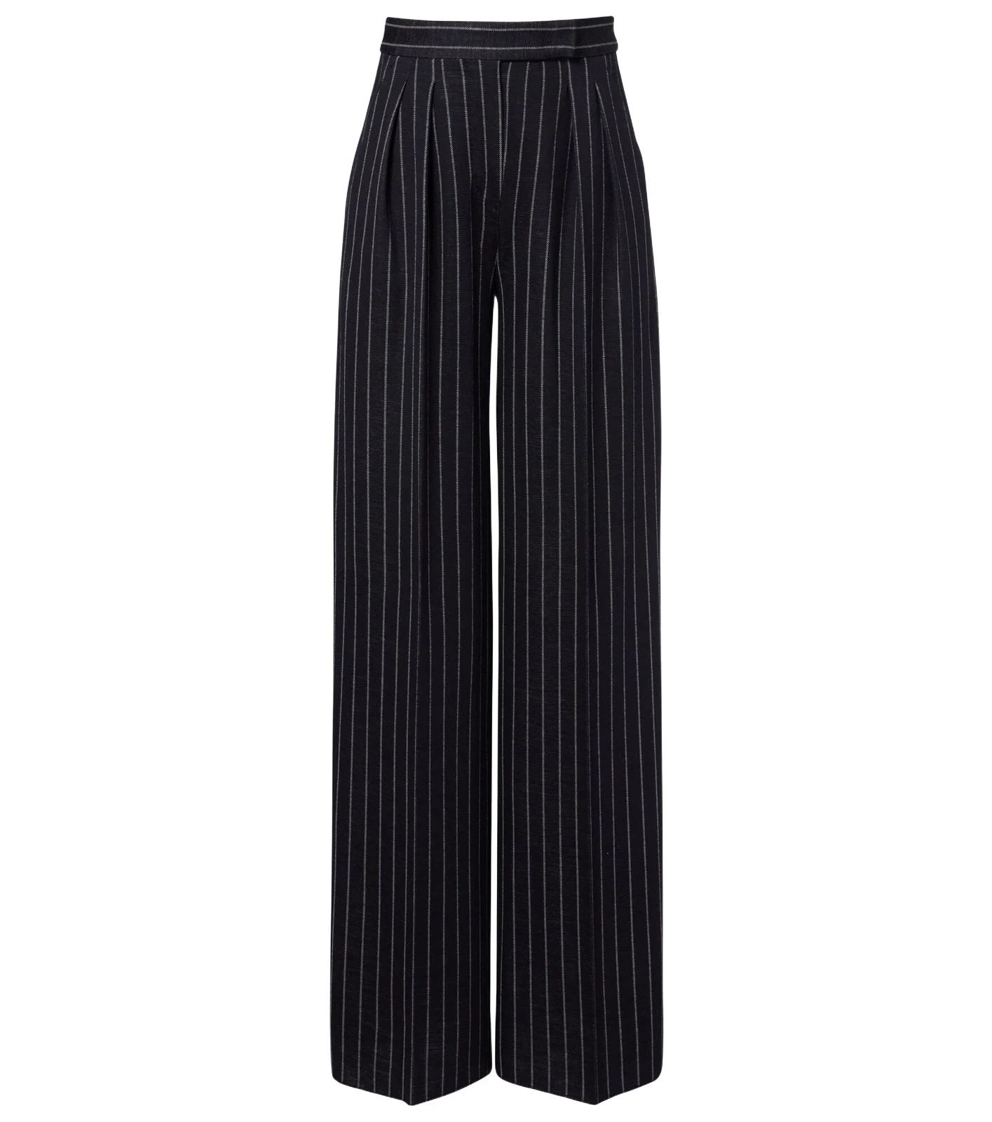 Max Mara Pinstripe pleated wide-leg pants