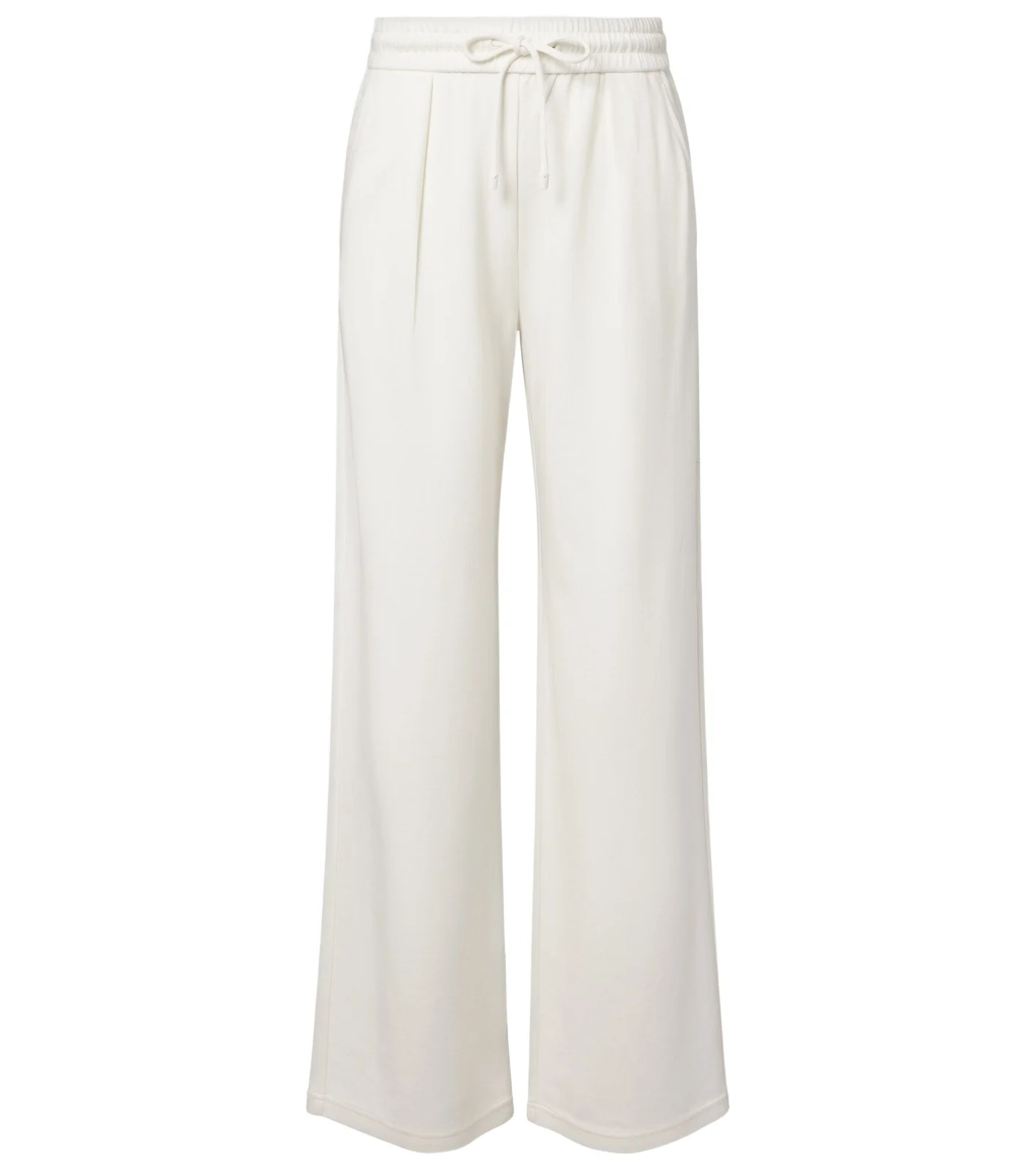 Cotton and silk-blend sweatpants