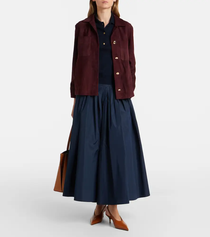 'S Max Mara 'S Max Mara Pleated taffeta maxi skirt | Thumbnail 3 'S Max Mara 'S Max Mara Pleated taffeta maxi skirt | Thumbnail 3