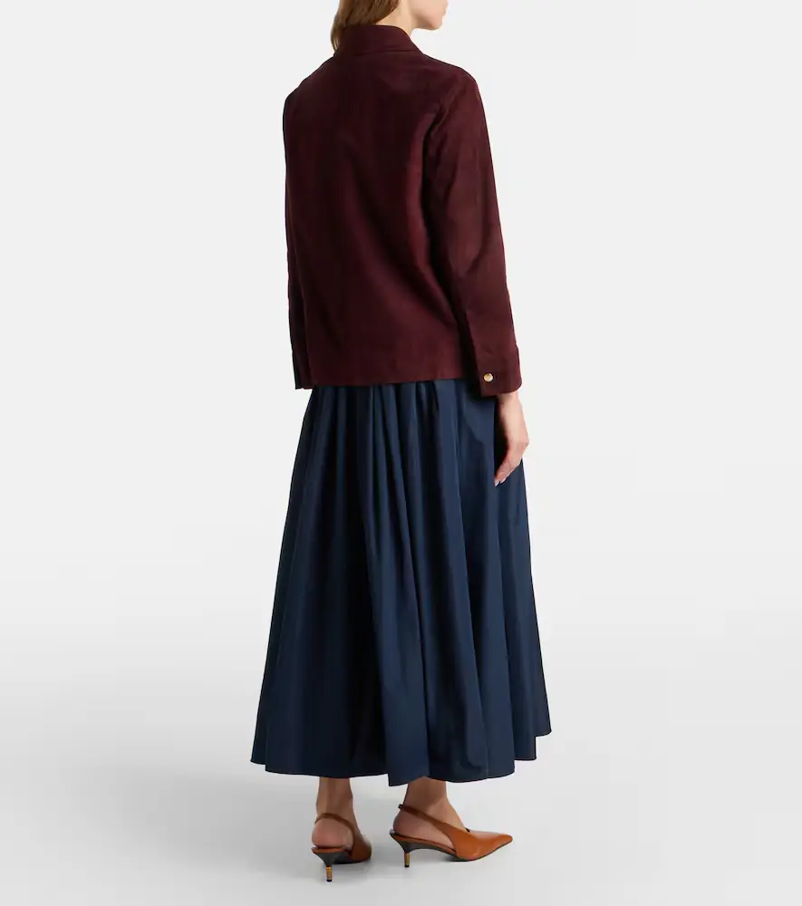 'S Max Mara 'S Max Mara Pleated taffeta maxi skirt | Thumbnail 5 'S Max Mara 'S Max Mara Pleated taffeta maxi skirt | Thumbnail 5