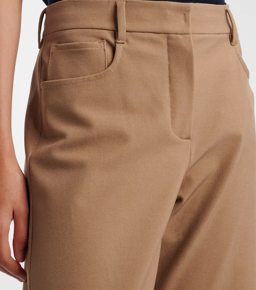 'S Max Mara Cotton-blend wide-leg pants | Thumbnail 3 'S Max Mara Cotton-blend wide-leg pants | Thumbnail 3