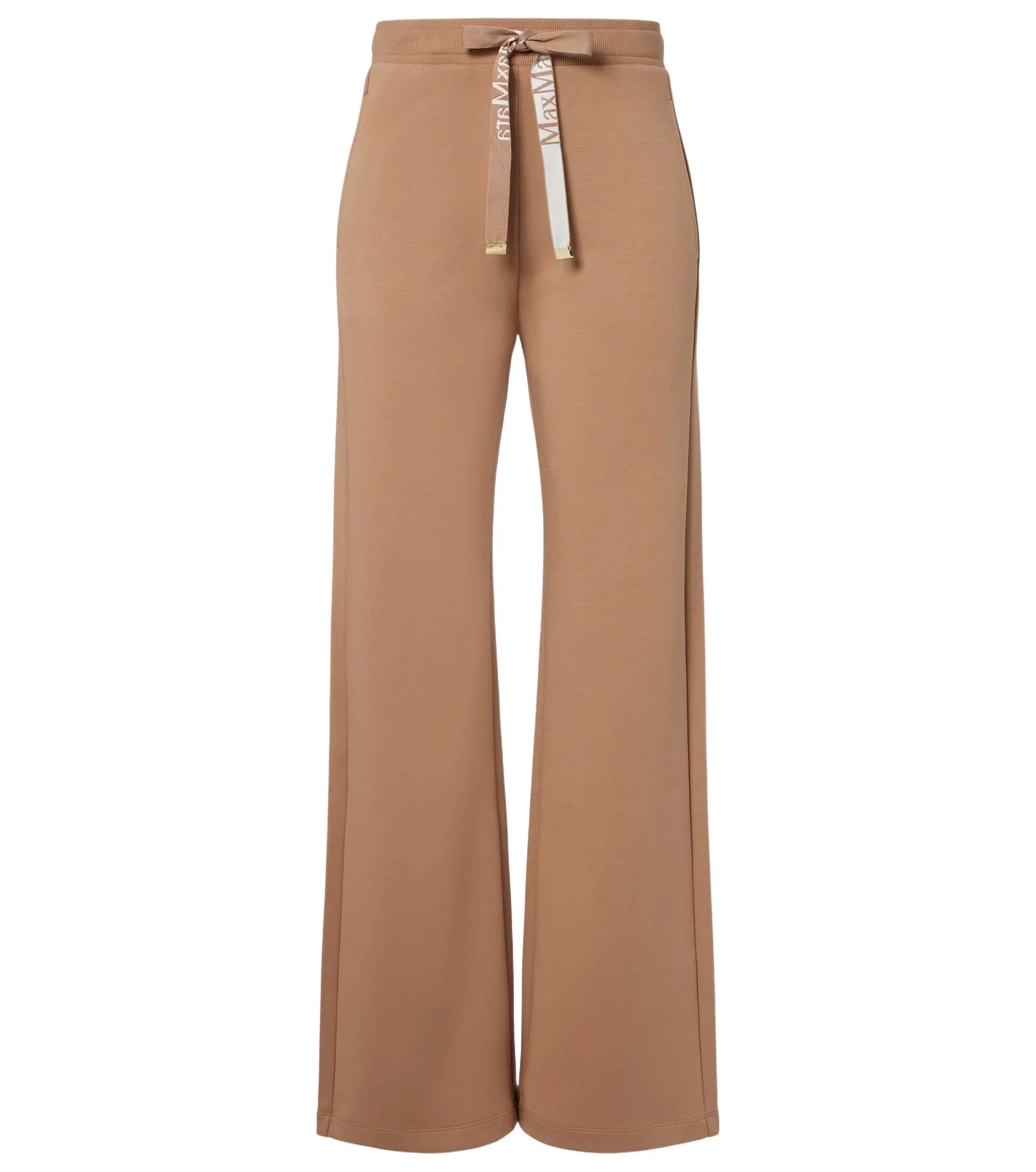 'S Max Mara Cotton-blend jersey wide-leg sweatpants